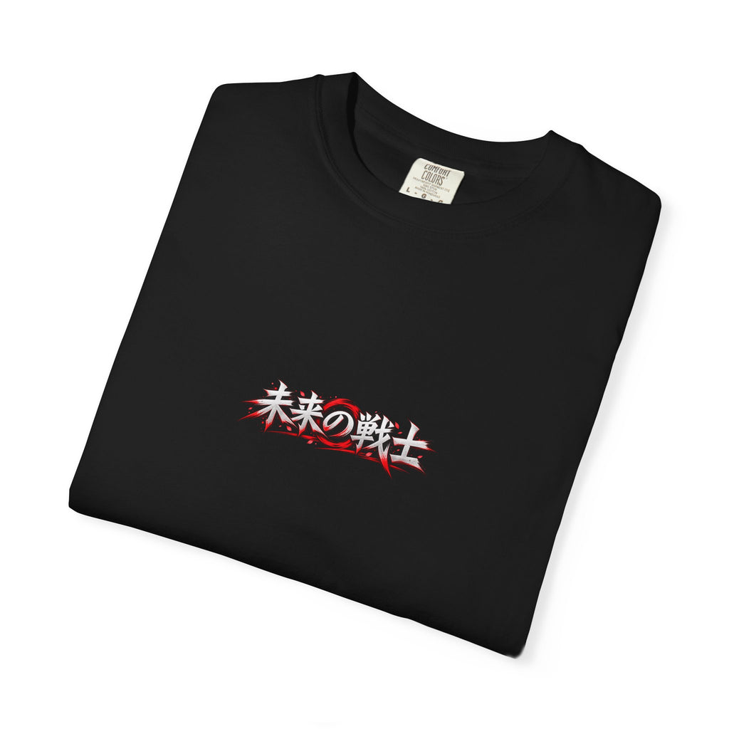 Samurai Warrior Graphic Tee — 未来の戦士 (Warrior of the Future) Back Print T-Shirt