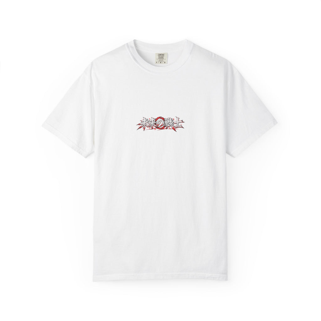 Samurai Warrior Graphic Tee — 未来の戦士 (Warrior of the Future) Back Print T-Shirt