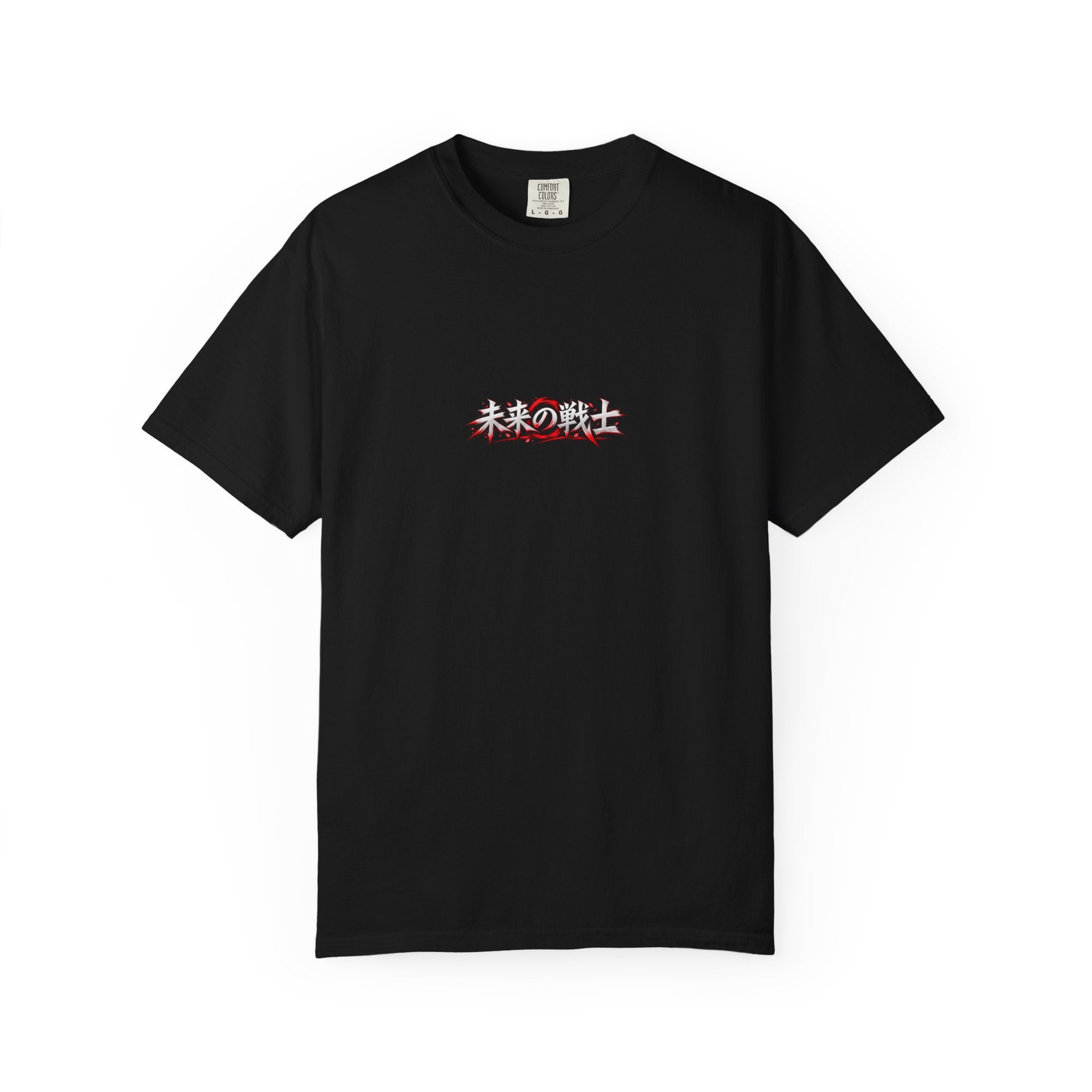 Samurai Warrior Graphic Tee — 未来の戦士 (Warrior of the Future) Back Print T-Shirt